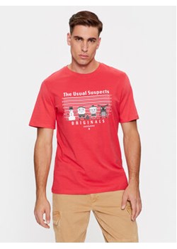 Jack&Jones T-Shirt 12246605 Czerwony Standard Fit ze sklepu MODIVO w kategorii T-shirty męskie - zdjęcie 168601329