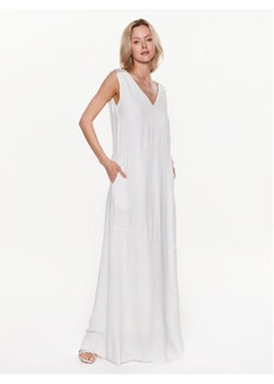 Fabiana Filippi Sukienka letnia ABD273W223 Biały Regular Fit ze sklepu MODIVO w kategorii Sukienki - zdjęcie 168602175