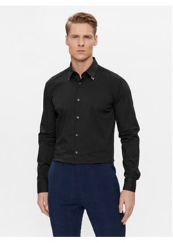 Hugo Koszula Ermo 50508633 Czarny Slim Fit ze sklepu MODIVO w kategorii Koszule męskie - zdjęcie 168602389