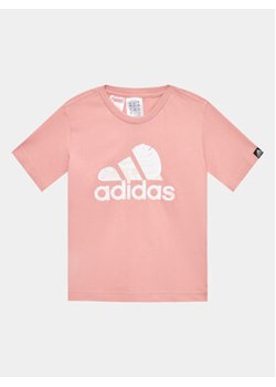 adidas T-Shirt HR8146 Różowy ze sklepu MODIVO w kategorii T-shirty chłopięce - zdjęcie 168602456