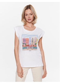 Liu Jo T-Shirt WA3291 JS923 Biały Regular Fit ze sklepu MODIVO w kategorii Bluzki damskie - zdjęcie 168602508