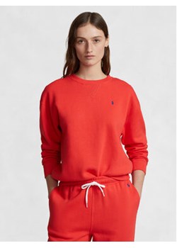 Polo Ralph Lauren Bluza Prl Cn Po 211943006005 Czerwony Relaxed Fit ze sklepu MODIVO w kategorii Bluzy damskie - zdjęcie 168602675