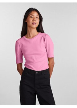 Pieces T-Shirt 17133700 Różowy Slim Fit ze sklepu MODIVO w kategorii Bluzki damskie - zdjęcie 168602779