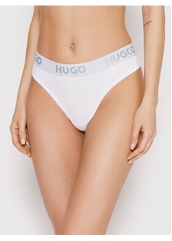 Hugo Stringi Thong Sporty Logo 50469651 Biały ze sklepu MODIVO w kategorii Majtki damskie - zdjęcie 168602887