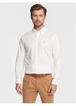 Tommy Hilfiger Koszula Oxford MW0MW25037 Biały Regular Fit ze sklepu MODIVO w kategorii Koszule męskie - zdjęcie 168603157