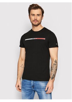 Tommy Jeans T-Shirt Essential Flag DM0DM13509 Czarny Regular Fit ze sklepu MODIVO w kategorii T-shirty męskie - zdjęcie 168603205