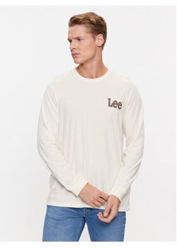 Lee Longsleeve 112342483 Beżowy Regular Fit ze sklepu MODIVO w kategorii T-shirty męskie - zdjęcie 168603219