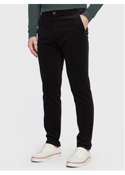 Sisley Spodnie materiałowe 4SFRSF01P Czarny Slim Fit ze sklepu MODIVO w kategorii Spodnie męskie - zdjęcie 168604187