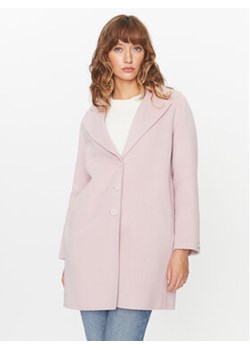 Marella Płaszcz wełniany Betel 2330161138200 Różowy Regular Fit ze sklepu MODIVO w kategorii Płaszcze damskie - zdjęcie 168604436
