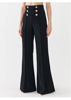 Elisabetta Franchi Spodnie materiałowe PA-024-36E2-V300 Czarny Wide Leg ze sklepu MODIVO w kategorii Spodnie damskie - zdjęcie 168604625