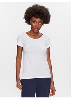 Volcano T-Shirt L02077-S23 Biały Regular Fit ze sklepu MODIVO w kategorii Bluzki damskie - zdjęcie 168604757