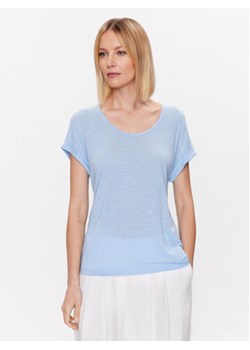Tommy Hilfiger T-Shirt WW0WW37878 Niebieski Regular Fit ze sklepu MODIVO w kategorii Bluzki damskie - zdjęcie 168604776