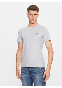 Guess T-Shirt U97M00 K6YW1 Szary Slim Fit ze sklepu MODIVO w kategorii T-shirty męskie - zdjęcie 168604877