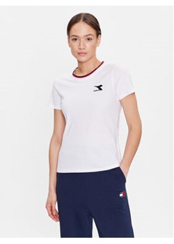 Diadora T-Shirt Tweener 102.179325 Biały Regular Fit ze sklepu MODIVO w kategorii Bluzki damskie - zdjęcie 168605047