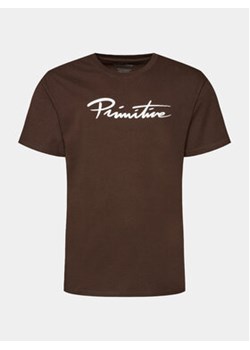 Primitive T-Shirt Nuevo PAPFA2309 Brązowy Regular Fit ze sklepu MODIVO w kategorii T-shirty męskie - zdjęcie 168605618