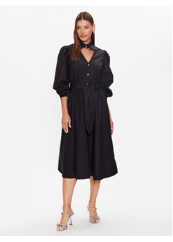 KARL LAGERFELD Sukienka koszulowa 231W1304 Czarny Regular Fit ze sklepu MODIVO w kategorii Sukienki - zdjęcie 168605939