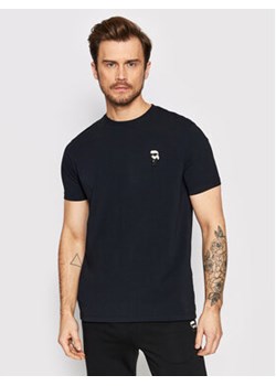 KARL LAGERFELD T-Shirt Crewneck 755027 500221 Granatowy Regular Fit ze sklepu MODIVO w kategorii T-shirty męskie - zdjęcie 168606479