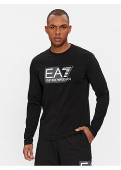EA7 Emporio Armani Longsleeve 3DPT64 PJ03Z 1200 Czarny Regular Fit ze sklepu MODIVO w kategorii T-shirty męskie - zdjęcie 168606588