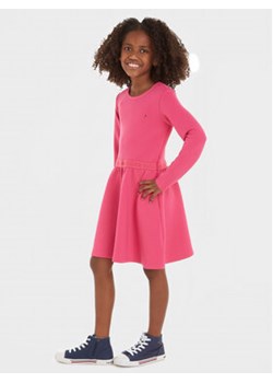 Tommy Hilfiger Sukienka codzienna KG0KG07670 Różowy Regular Fit ze sklepu MODIVO w kategorii Sukienki dziewczęce - zdjęcie 168606729