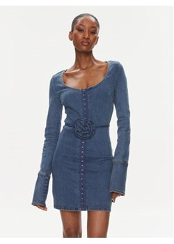ROTATE Sukienka jeansowa 1119351826 Niebieski Slim Fit ze sklepu MODIVO w kategorii Sukienki - zdjęcie 168606826