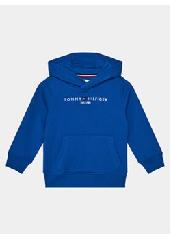 Tommy Hilfiger Bluza Essential Hoodie KS0KS00205 Niebieski Regular Fit ze sklepu MODIVO w kategorii Bluzy chłopięce - zdjęcie 168606885