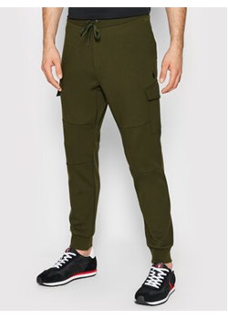 Polo Ralph Lauren Spodnie dresowe 710860590004 Zielony Regular Fit ze sklepu MODIVO w kategorii Spodnie męskie - zdjęcie 168606917