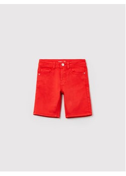 OVS Szorty jeansowe 1492819 Czerwony Regular Fit ze sklepu MODIVO w kategorii Spodenki chłopięce - zdjęcie 168607029