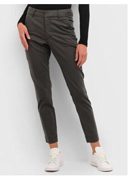 Kaffe Spodnie materiałowe Lea 10505191 Szary Slim Fit ze sklepu MODIVO w kategorii Spodnie damskie - zdjęcie 168607115
