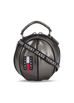 Tommy Jeans Torebka Tjw Heritage B. Ball Bag Metal AW0AW15434 Szary ze sklepu MODIVO w kategorii Listonoszki - zdjęcie 168607126