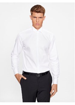 Eterna Koszula 8817/F362 Biały Slim Fit ze sklepu MODIVO w kategorii Koszule męskie - zdjęcie 168607128