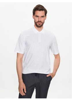 Jack&Jones Polo Marseille 12227870 Biały Standard Fit ze sklepu MODIVO w kategorii T-shirty męskie - zdjęcie 168607187