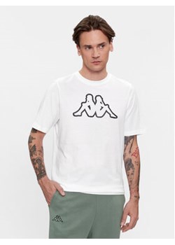 Kappa T-Shirt Cromen 303HZ70 Biały Regular Fit ze sklepu MODIVO w kategorii T-shirty męskie - zdjęcie 168607547