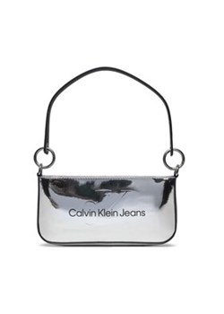 Calvin Klein Jeans Torebka Sculpted Shoulder Pouch25 Mono S K60K611857 Srebrny ze sklepu MODIVO w kategorii Listonoszki - zdjęcie 168607639
