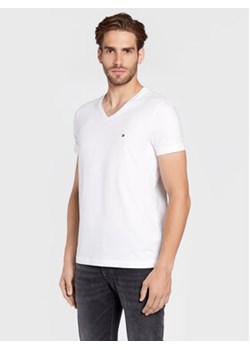 Tommy Hilfiger T-Shirt Core Stretch MW0MW27540 Biały Slim Fit ze sklepu MODIVO w kategorii T-shirty męskie - zdjęcie 168608079