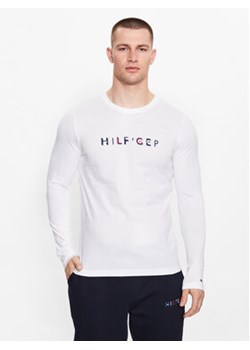 Tommy Hilfiger Longsleeve MW0MW31537 Biały Slim Fit ze sklepu MODIVO w kategorii T-shirty męskie - zdjęcie 168608215
