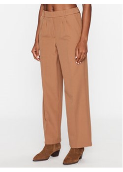 JDY Spodnie materiałowe 15310534 Brązowy Straight Fit ze sklepu MODIVO w kategorii Spodnie damskie - zdjęcie 168608785