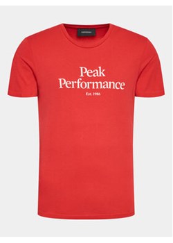 Peak Performance T-Shirt Original G77692400 Czerwony Slim Fit ze sklepu MODIVO w kategorii T-shirty męskie - zdjęcie 168608877