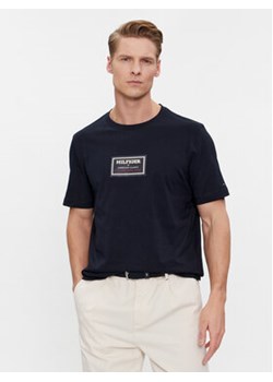 Tommy Hilfiger T-Shirt Label Hd Print Tee MW0MW34391 Granatowy Regular Fit ze sklepu MODIVO w kategorii T-shirty męskie - zdjęcie 168608936