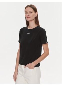 Boss T-Shirt 50510322 Czarny Regular Fit ze sklepu MODIVO w kategorii Bluzki damskie - zdjęcie 168609216