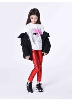 Karl Lagerfeld Kids Spodnie materiałowe Z14219 D Czerwony Skinny Fit ze sklepu MODIVO w kategorii Spodnie dziewczęce - zdjęcie 168610178