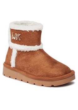 MICHAEL Michael Kors Kozaki Luxy Laurinda MK100825 Brązowy ze sklepu MODIVO w kategorii Buty zimowe dziecięce - zdjęcie 168610299