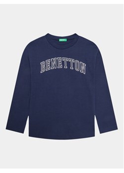 United Colors Of Benetton Bluzka 3096C10D9 Granatowy Regular Fit ze sklepu MODIVO w kategorii T-shirty chłopięce - zdjęcie 168610379