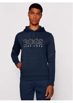 Boss Bluza Soody TR 50436224 Granatowy Regular Fit ze sklepu MODIVO w kategorii Bluzy męskie - zdjęcie 168610399