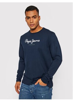 Pepe Jeans Longsleeve Eggo PM508209 Granatowy Regular Fit ze sklepu MODIVO w kategorii T-shirty męskie - zdjęcie 168610705