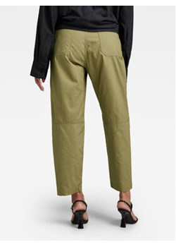 G-Star Raw Spodnie materiałowe D23226-D387-B212 Zielony Boyfriend Fit ze sklepu MODIVO w kategorii Spodnie damskie - zdjęcie 168610927