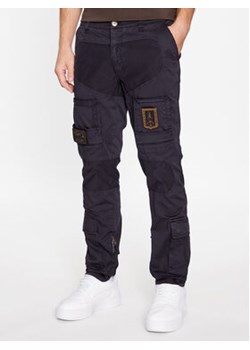 Aeronautica Militare Spodnie materiałowe 232PA1387CT1493 Granatowy Regular Fit ze sklepu MODIVO w kategorii Spodnie męskie - zdjęcie 168610969