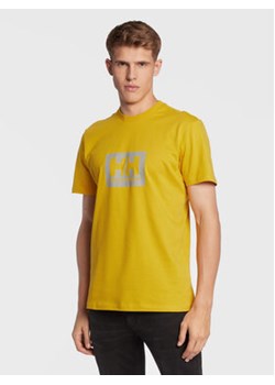 Helly Hansen T-Shirt Box 53285 Żółty Regular Fit ze sklepu MODIVO w kategorii T-shirty męskie - zdjęcie 168612027