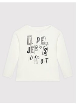 Pepe Jeans Bluzka Tricia PG502743 Biały Regular Fit ze sklepu MODIVO w kategorii Bluzki dziewczęce - zdjęcie 168612345