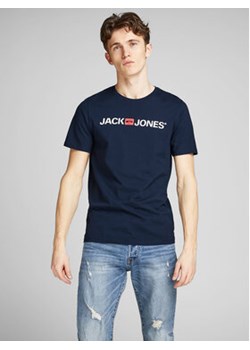 Jack&Jones T-Shirt Corp Logo 12137126 Granatowy Slim Fit ze sklepu MODIVO w kategorii T-shirty męskie - zdjęcie 168612646