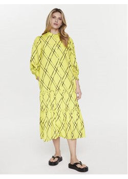 Silvian Heach Sukienka codzienna GPP23374VE Żółty Regular Fit ze sklepu MODIVO w kategorii Sukienki - zdjęcie 168613179